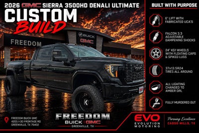 2026 GMC Sierra 3500 HD Denali Ultimate DRW
