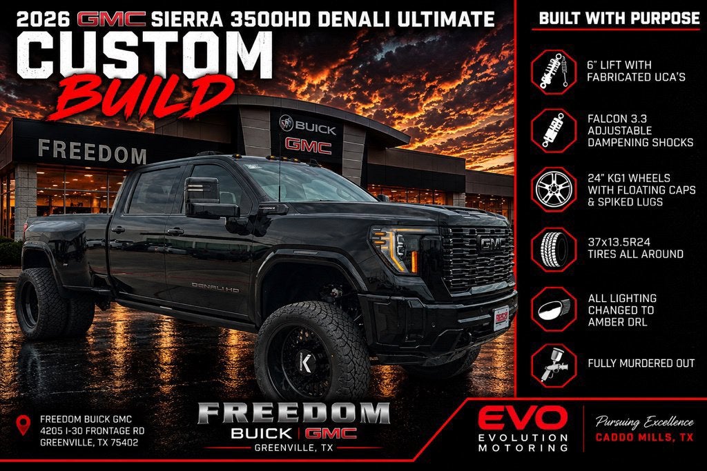 2026 GMC Sierra 3500 HD Denali Ultimate DRW