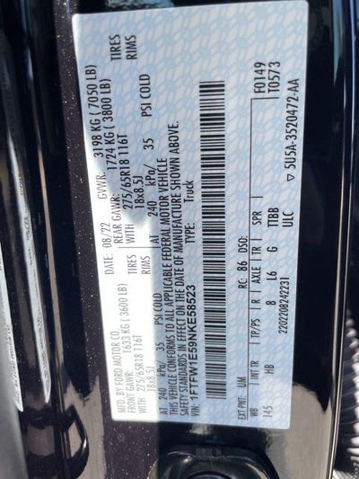 2022 Ford F-150 Lariat SHELBY